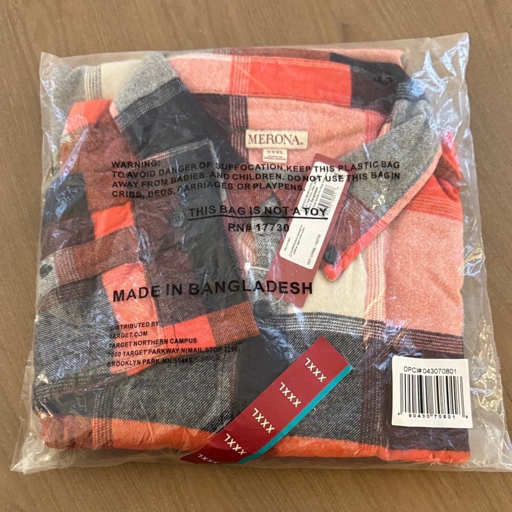 Men’s Merona Flannel Shirt